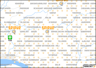 map of Srīpur