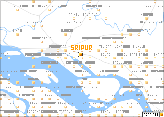 map of Srīpur