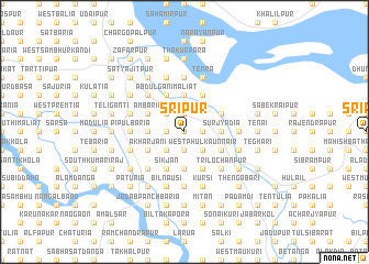 map of Srīpur