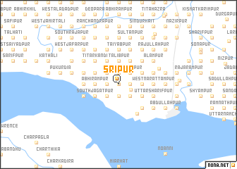 map of Srīpur