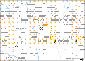 map of Srīpur