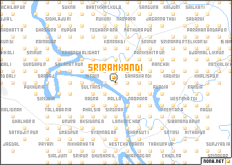 map of Srīrāmkāndi