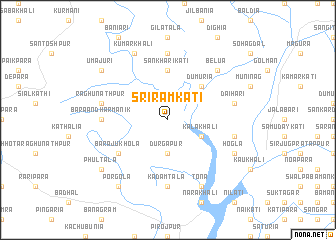 map of Srīrāmkāti