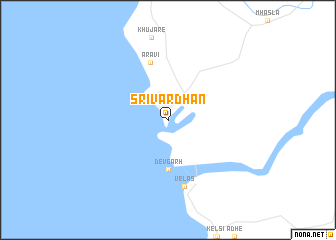 map of Srīvardhan