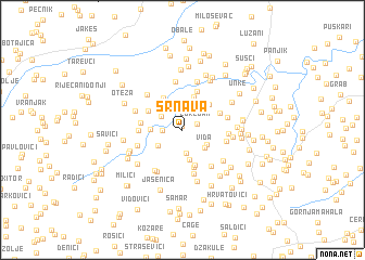 map of Srnava