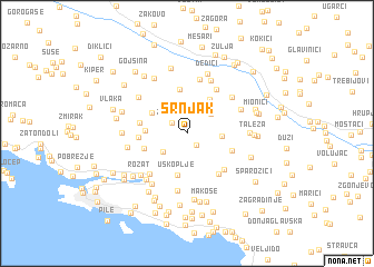 map of Srnjak