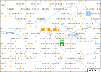 map of Srnojedy