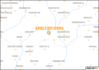 map of Srốc Con Trăng