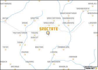 map of Srốc Tà Tê