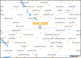 map of Sroczewo