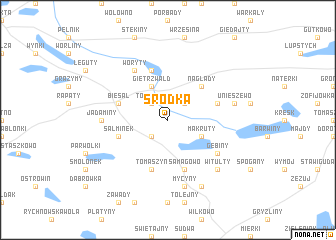 map of Śródka