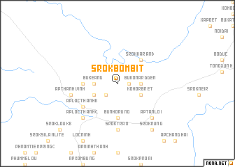 map of Srok Bom Bit