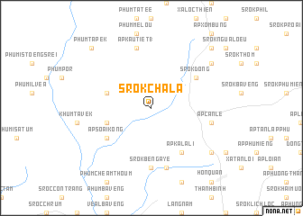 map of Srok Chàlà