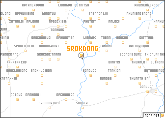 map of Srok Dong