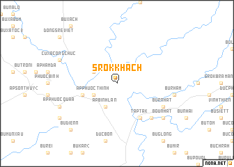 map of Srok Khach