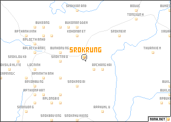 map of Srok Rung