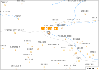 map of Srpenica