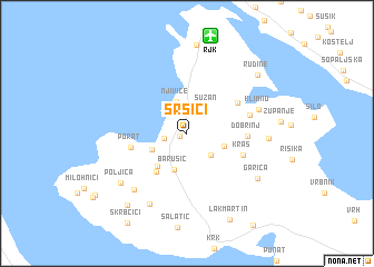 map of Sršići