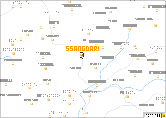 map of Ssangdari