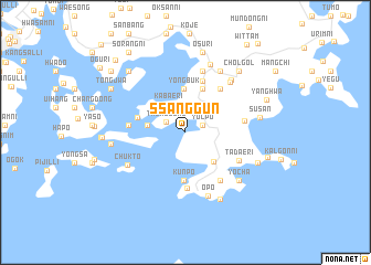 map of Ssanggŭn