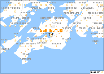 map of Ssanggyo-ri