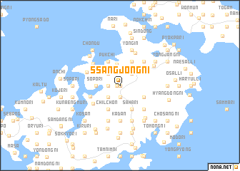 map of Ssangjŏng-ni