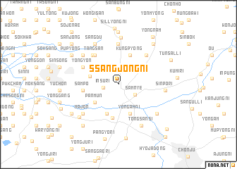 map of Ssangjŏng-ni