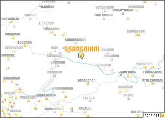 map of Ssangnim-ni