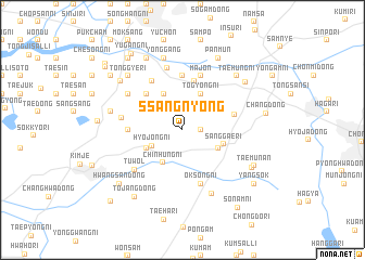 map of Ssangnyong