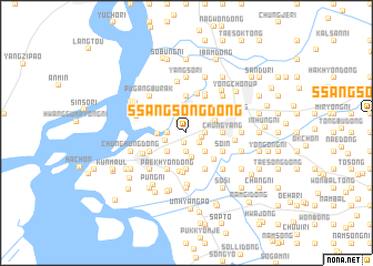 map of Ssangsŏng-dong