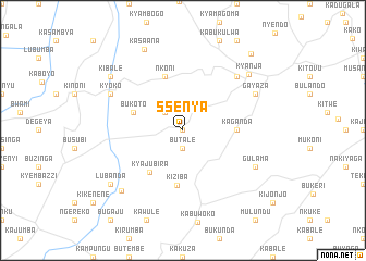 map of Ssenya