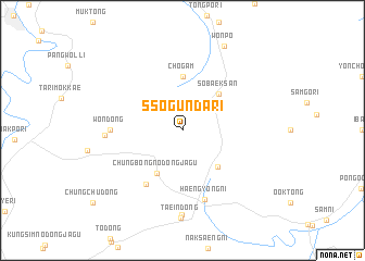 map of Ssŏgŭndari