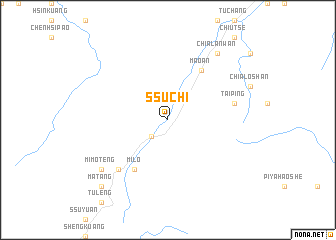 map of Ssu-chi