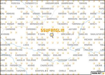 map of Ssu-fang-lin