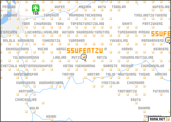 map of Ssu-fen-tzu