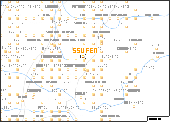 map of Ssu-fen