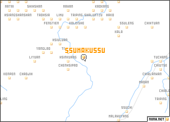 map of Ssu-ma-k\