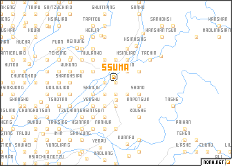 map of Ssu-ma