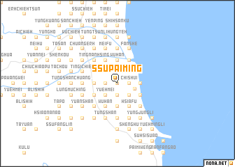 map of Ssu-pai-ming