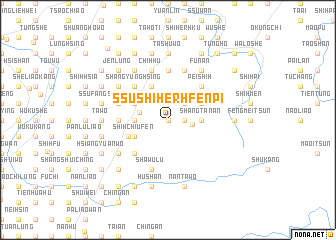 map of Ssu-shih-erh-fen-p\