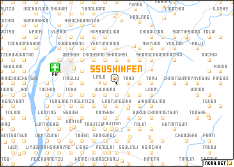 map of Ssu-shih-fen