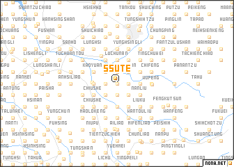 map of Ssu-te