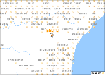 map of Ssu-tu