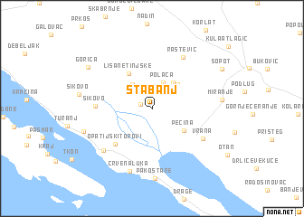 map of Stabanj