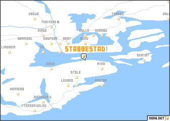 map of Stabbestad