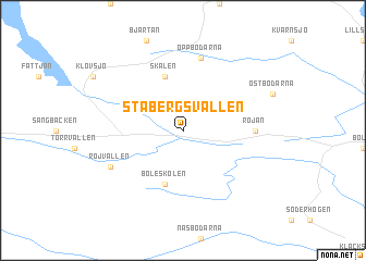 map of Stabergsvallen