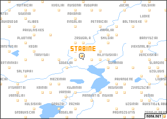 map of Stabinė