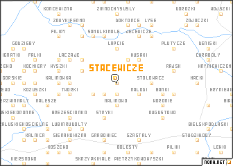 map of Stacewicze