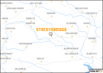 map of Staceys Bridge