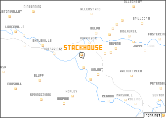 map of Stackhouse